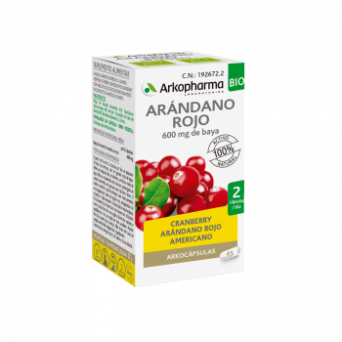 ARKOPHARMA ARANDANO ROJO BIO 45 CAPSULAS