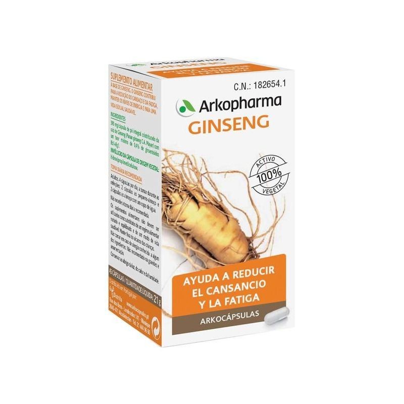 ARKOPHARMA GINSENG 48 CAPSULAS